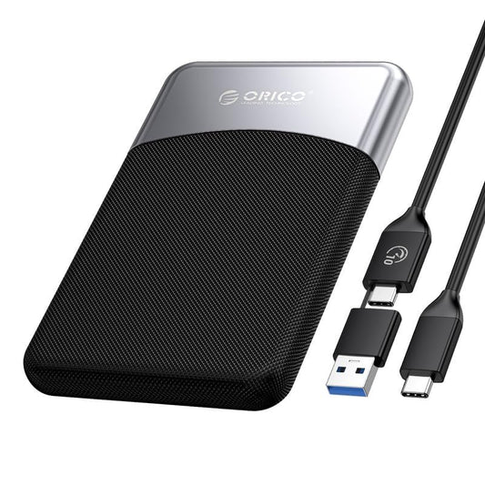 SSD Externo ORICO Negro 512 GB Cable USB C 2 en 1 Resistente al Polvo y Caídas