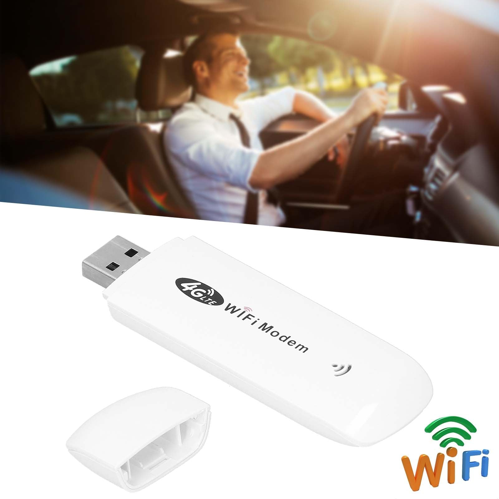 4G LTE Mobile WiFi Hotspot Desbloqueado - Enrutador Inalámbrico Universal Para Coche e Internet Portátil - Mini Dispositivo Con Ranura Para Tarjeta SIM - Soporte 4G/LTE FDD y TDD