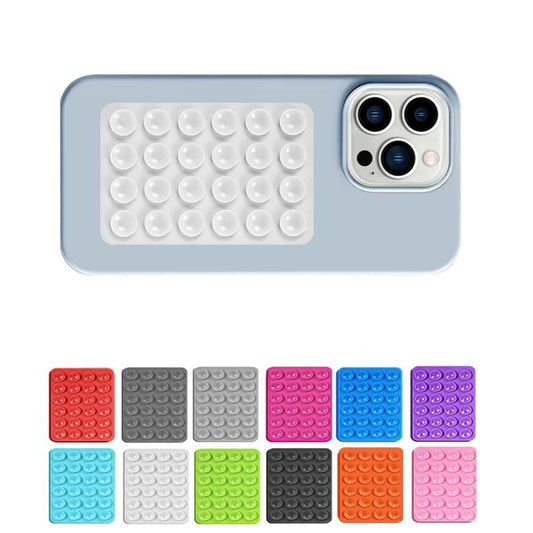 Fcliqzod888 12 Colores Ventosas de Silicona de para de Teléfono, Soporte de Teléfono con Ventosa, Ventosa de Silicona para Teléfono Móvil, Soporte para Móvil Manos Libres