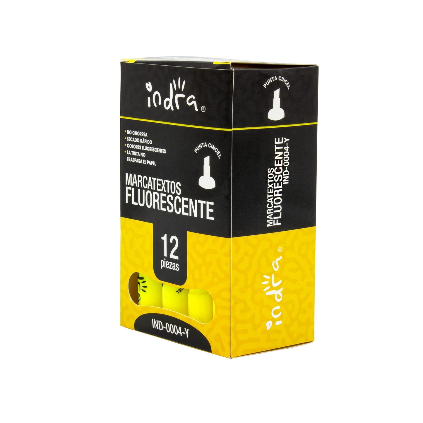 IND-0004-Y 12 MARCATEXTOS AMARILLOS