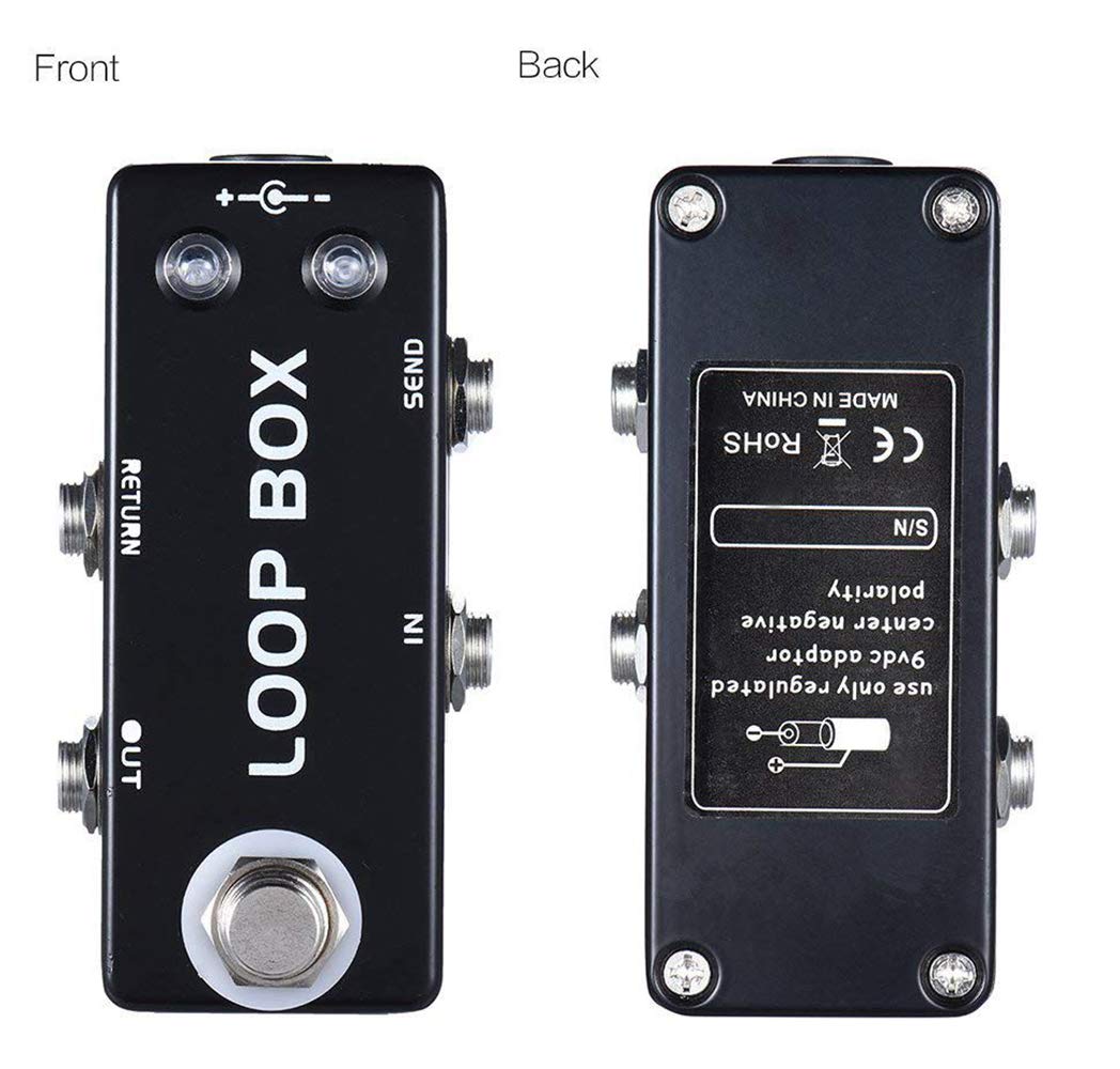 Pedal de Efecto Guitarra YMUZE Moskyaudio Mini Loop Box True Bypass