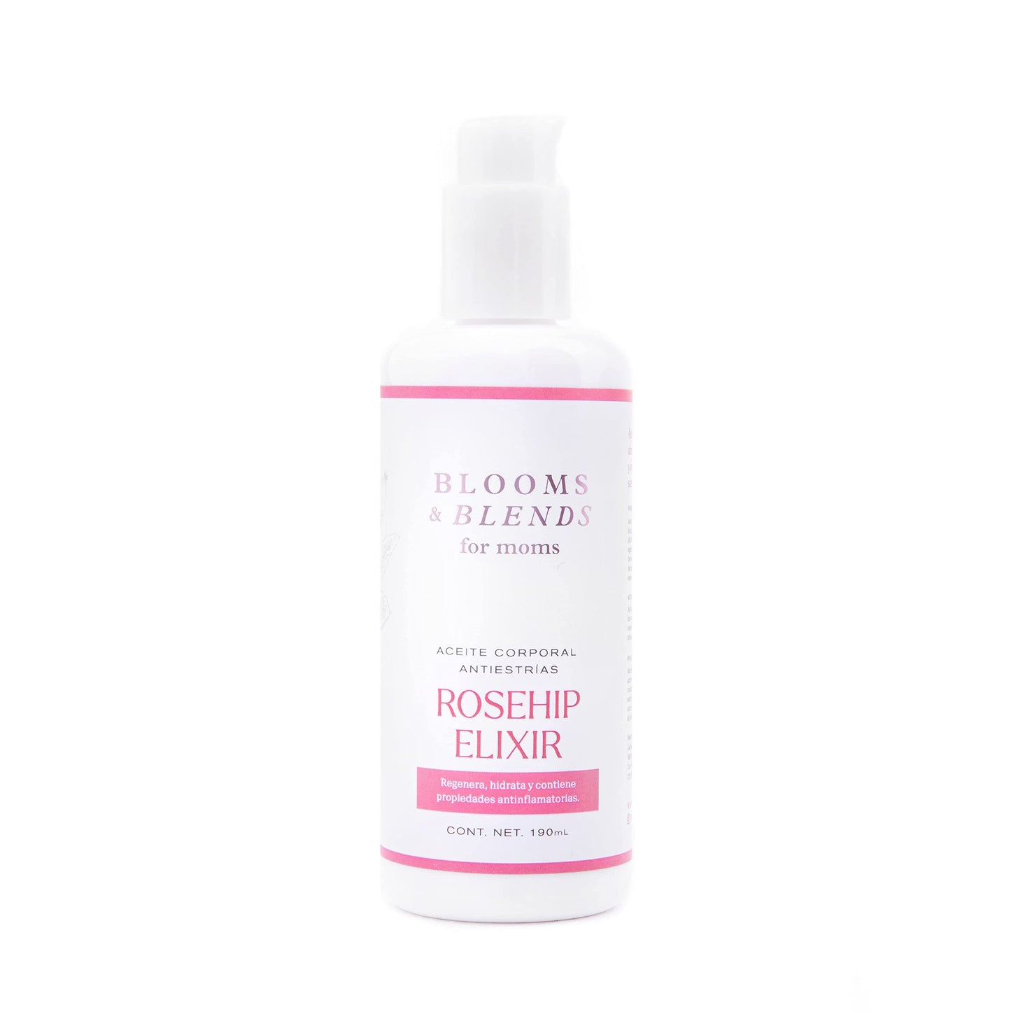 Blooms & Blends for Moms - ROSEHIP ELIXIR - Aceite corporal antiestrías