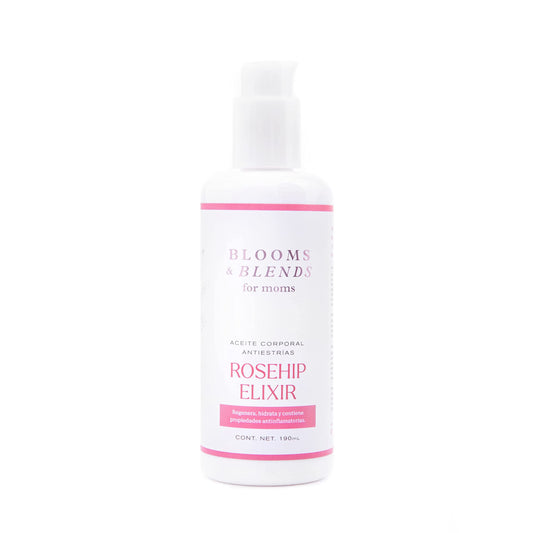 Blooms & Blends for Moms - ROSEHIP ELIXIR - Aceite corporal antiestrías