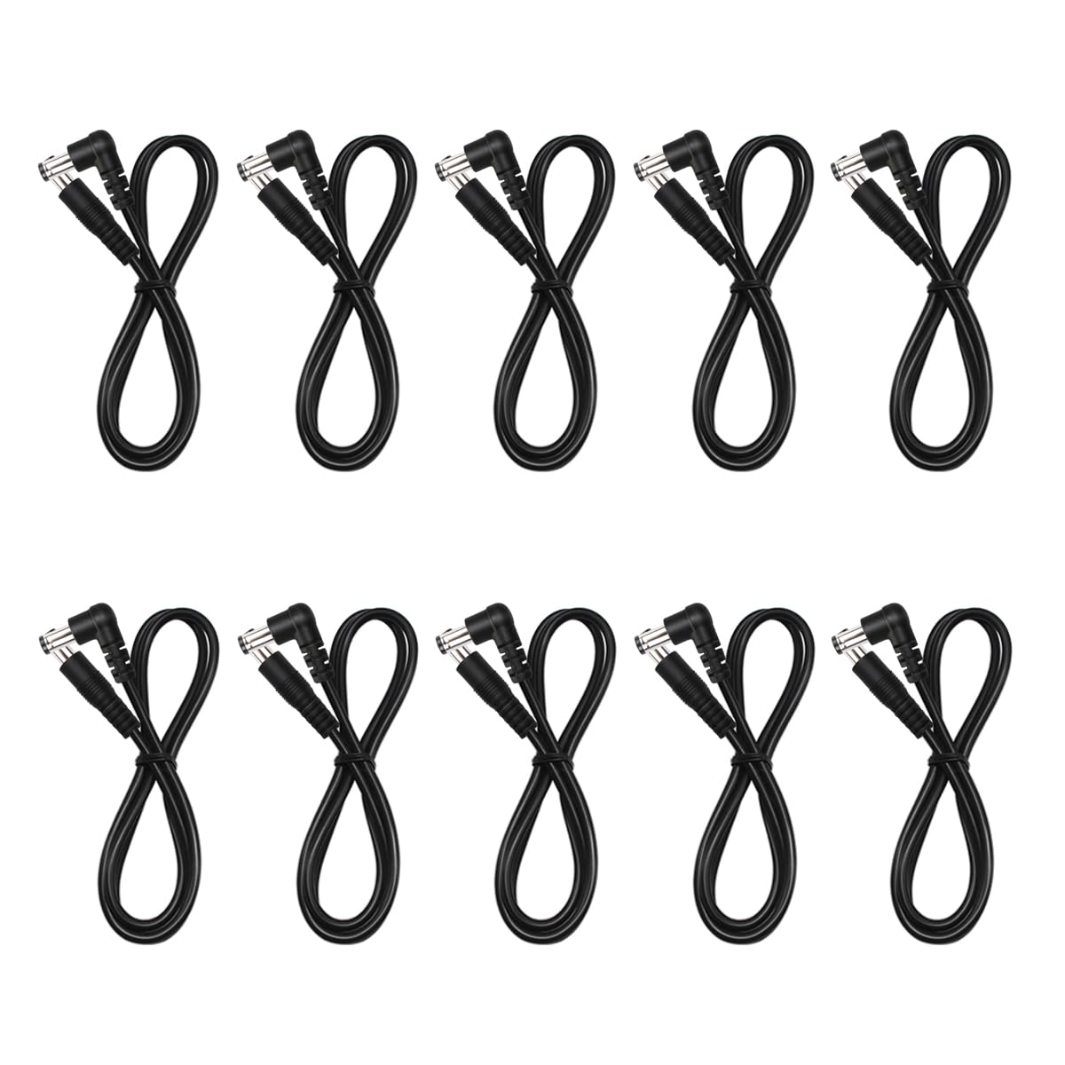 Cable de Alimentación DC 5,5 x 2,1 mm Yueyinpu Conector Jack 24 AWG para Guitarra