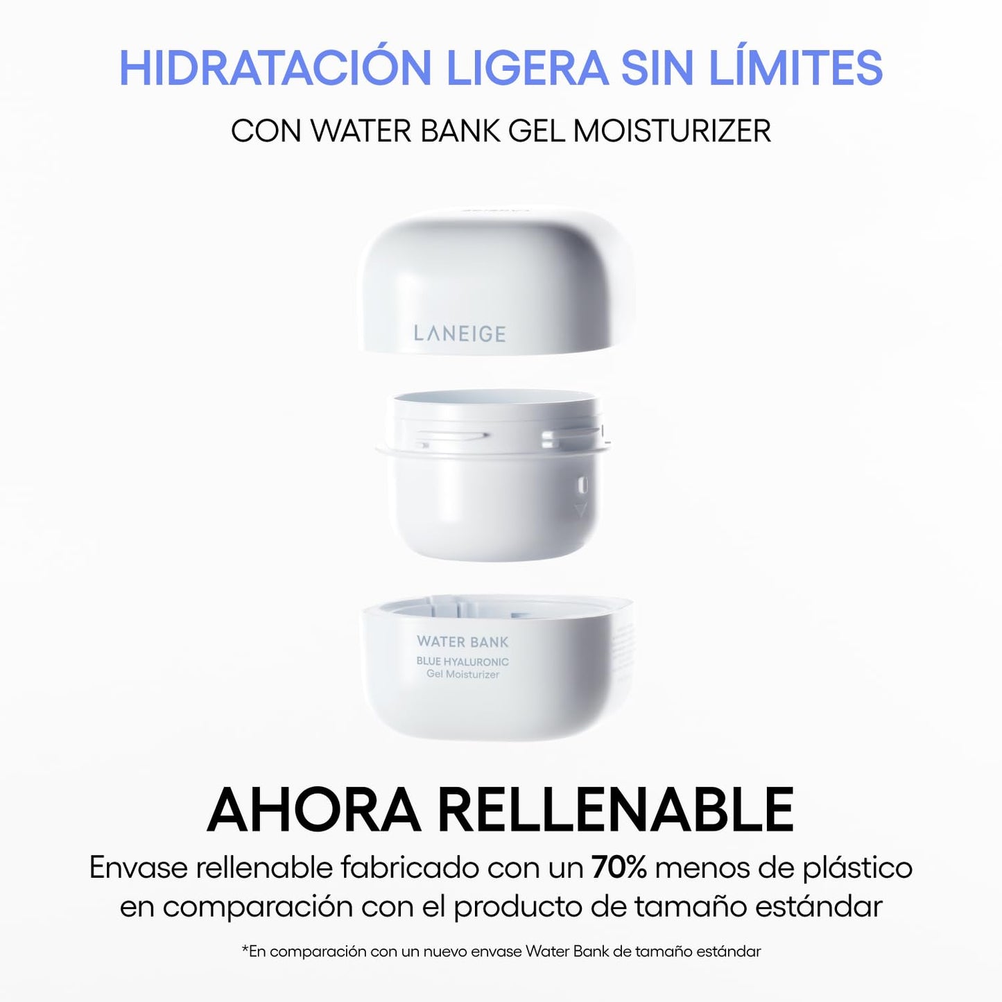 LANEIGE Water Bank Blue Hyaluronic Gel Moisturizer Mini (Gel Hidratante)