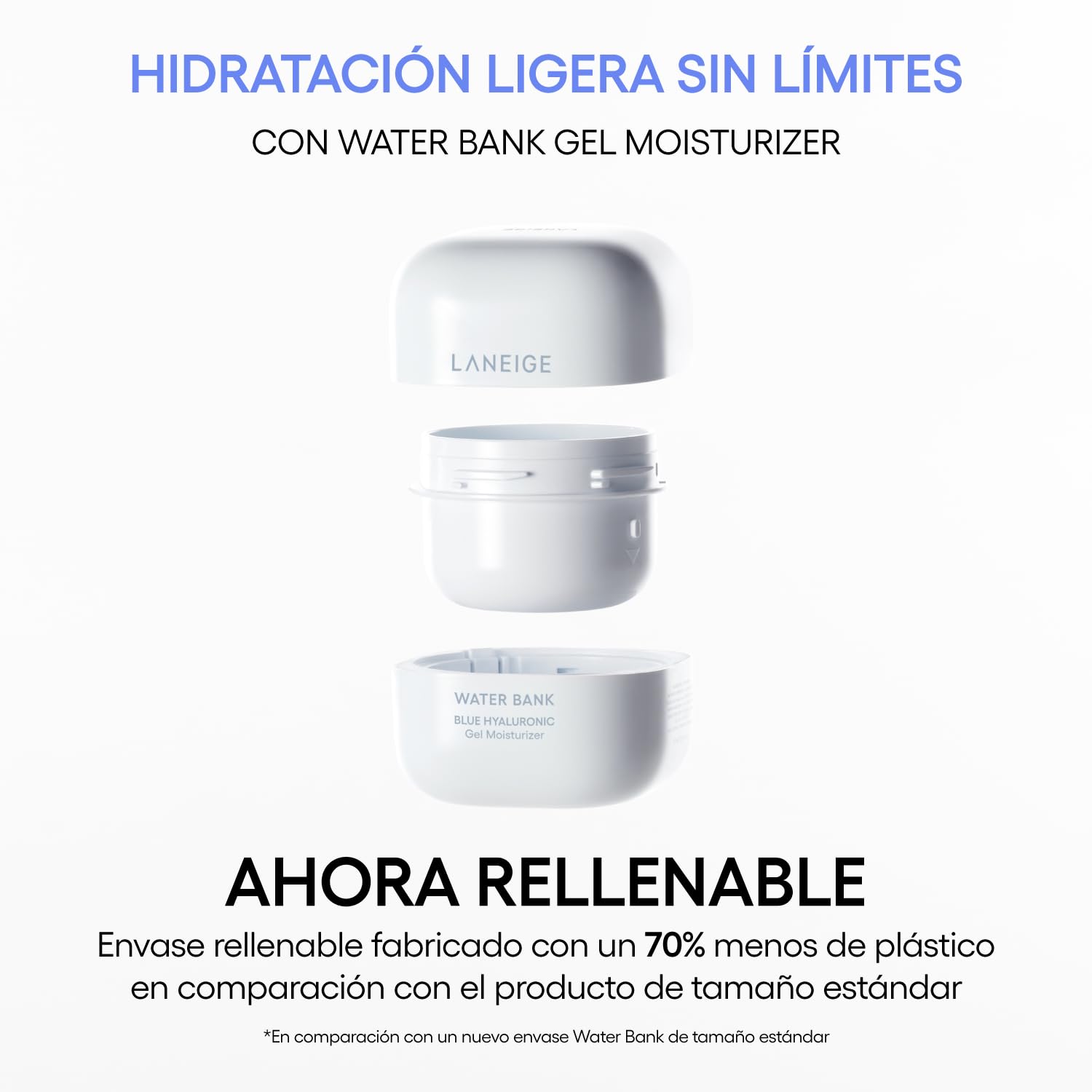 LANEIGE Water Bank Blue Hyaluronic Gel Moisturizer (Gel Hidratante)