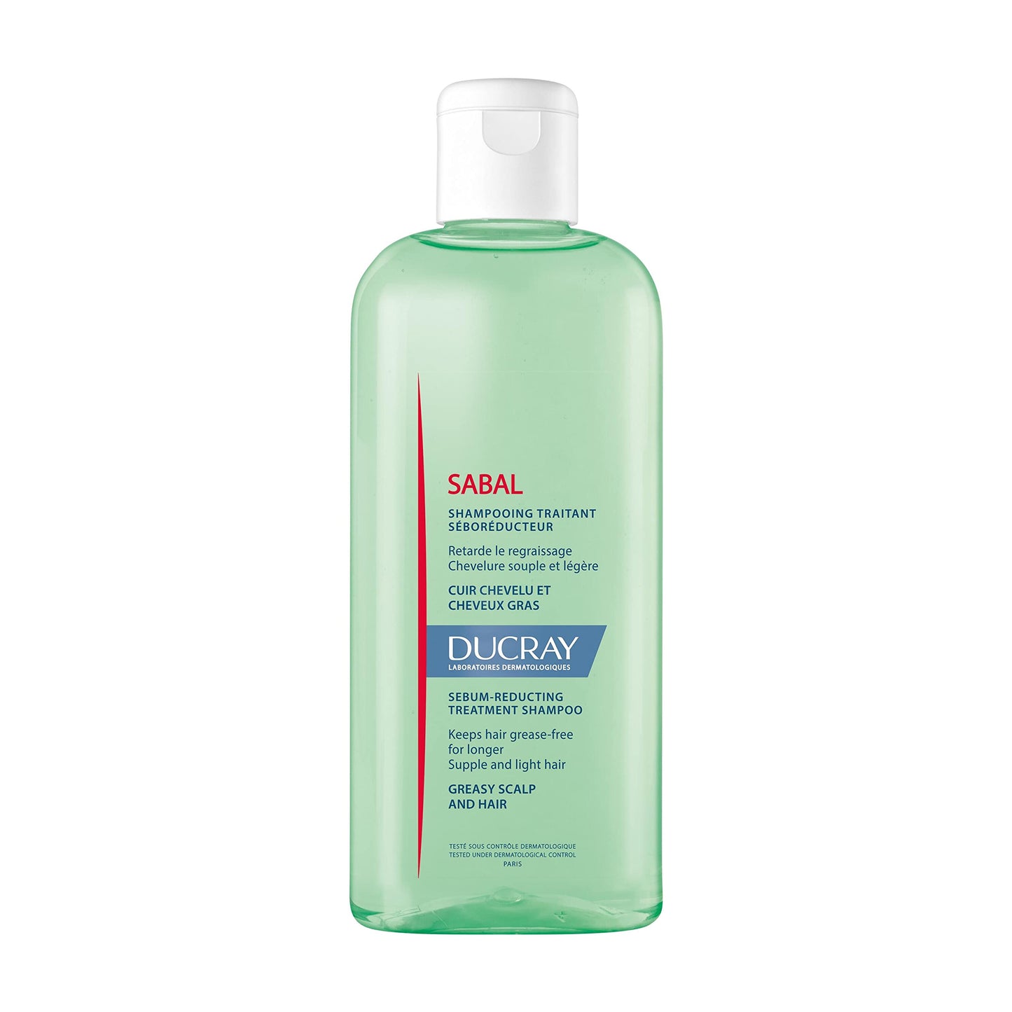 Ducray Sabal Shampoo Regulador de Grasa, Cabello Graso 200ml