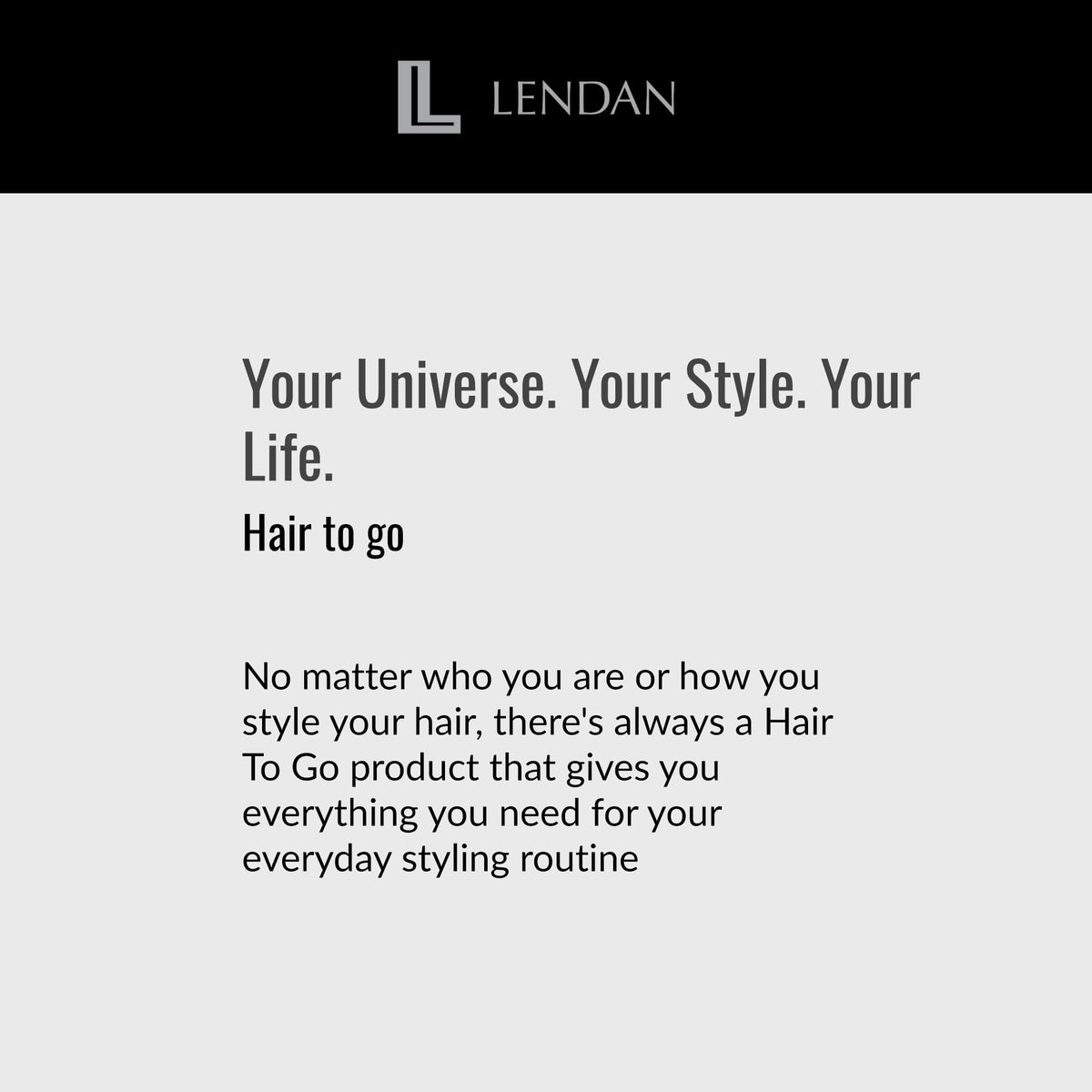 Lendan Hair To Go Boomerang Fibrous Pomade – Strong Hold & Matte Finish, 100ml