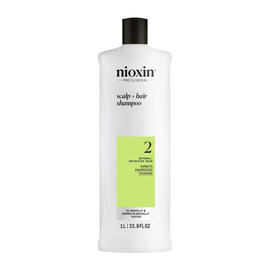 Champú Limpiador Nioxin System 2 para Cabello Fino con Adelgazamiento Progresivo