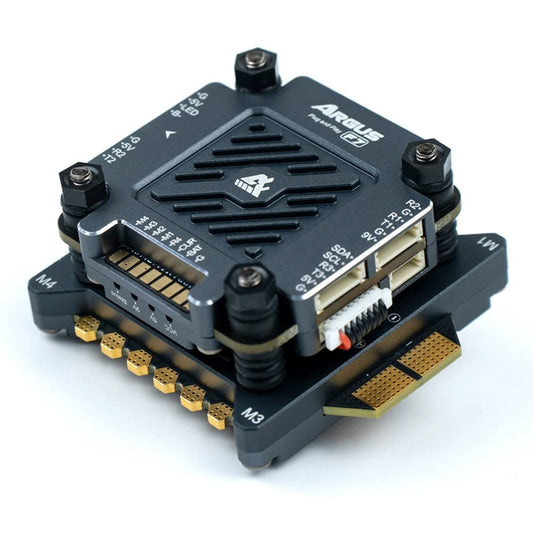 Axisflying F7 Controlador de vuelo Stack 55A 30x30 Argus PRO Drone FC Stack con 4 en 1 55A ESC BL32 para 3-6S FPV Drone Support BF INAV
