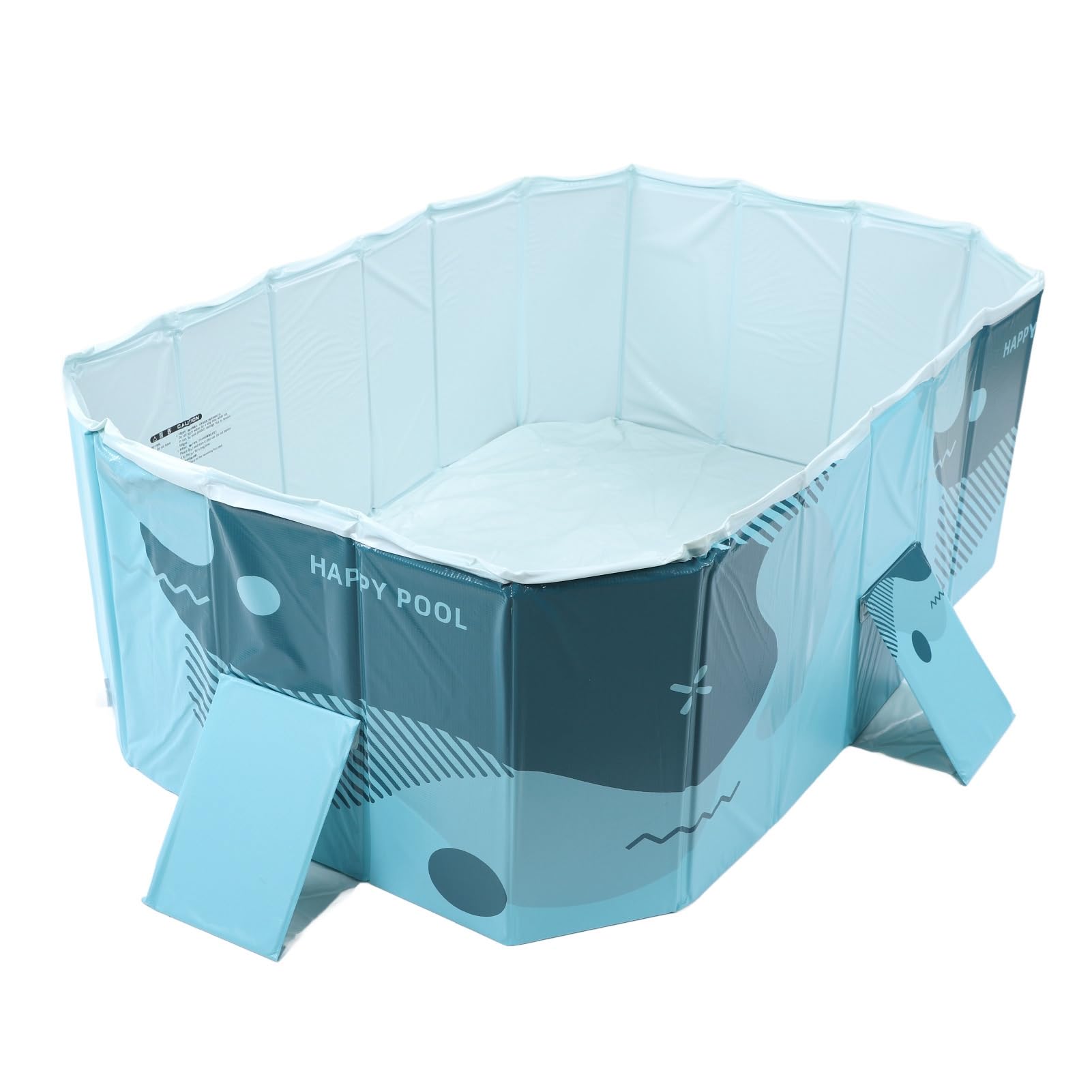 Piscina Plegable para Niños Portátil de Plástico Duro para Jardines y Patio Exterior