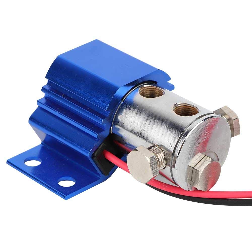 Duokon Racing Car Kit de bloqueo de la línea de freno Accesorios para el automóvil Azul para sistemas eléctricos de 12-16 voltios Racing Car Juego