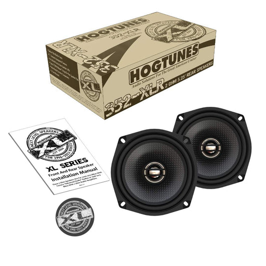Hogtunes 352-XLR de alto rendimiento de la serie XL de 5.25 pulgadas (2 unidades), compatible con motocicletas Harley-Davidson 1998-2013