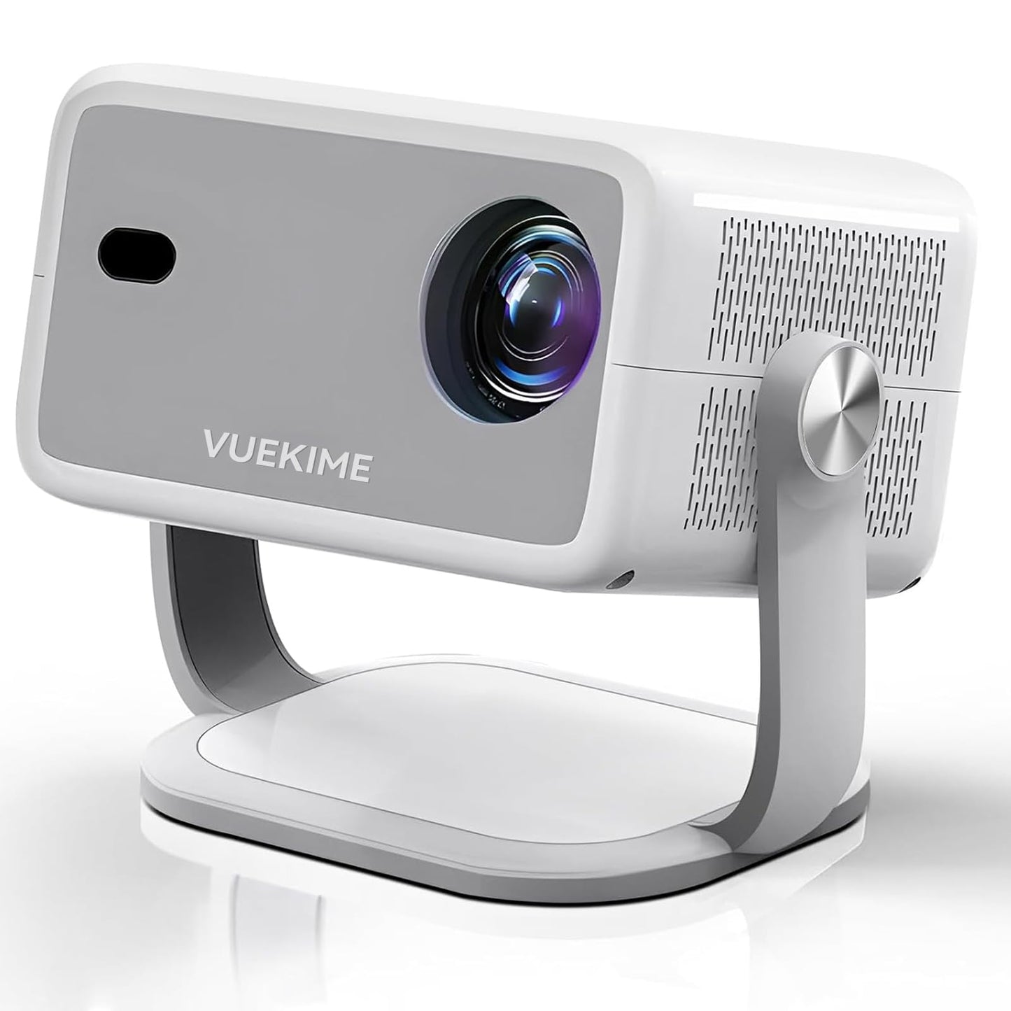 VUEKIME Proyector 4K Portátil Compatible con Netflix – Android 13, Autoenfoque, Keystone Automático | WiFi 6 de Doble Banda, Bluetooth 5.2, 1080P Nativo, 500 ANSI y Sonido 3D HiFi