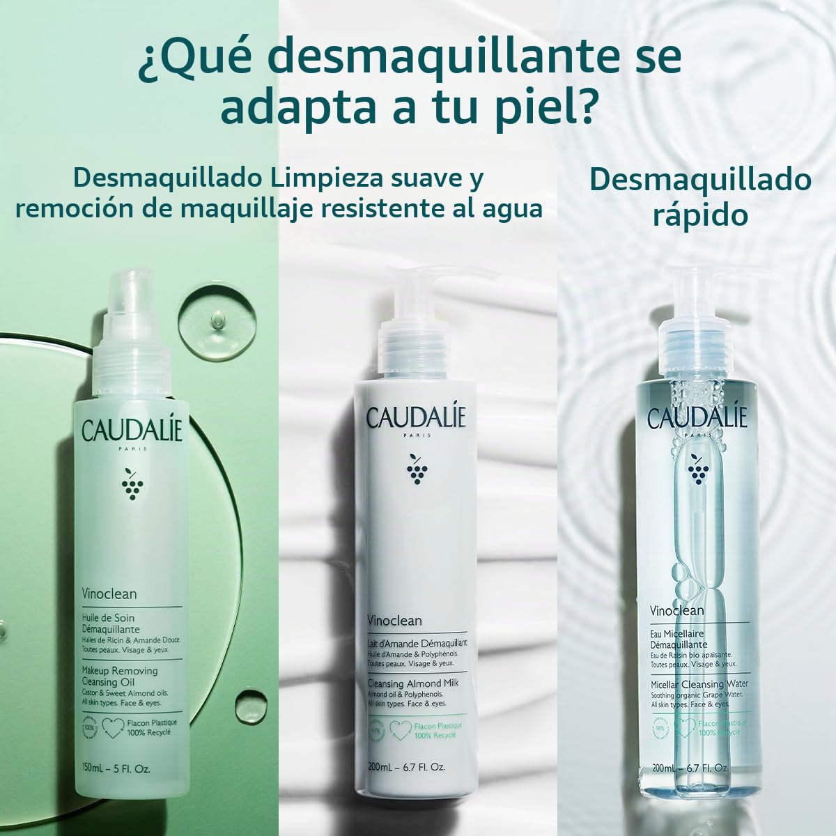 Caudalie Vinoclean Agua Micelar Limpiadora - 200 mL