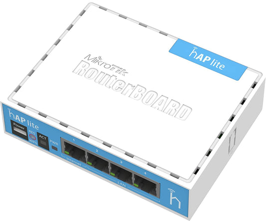 Punto de Acceso Mikrotik hAP Lite 10,100 Mbit/s