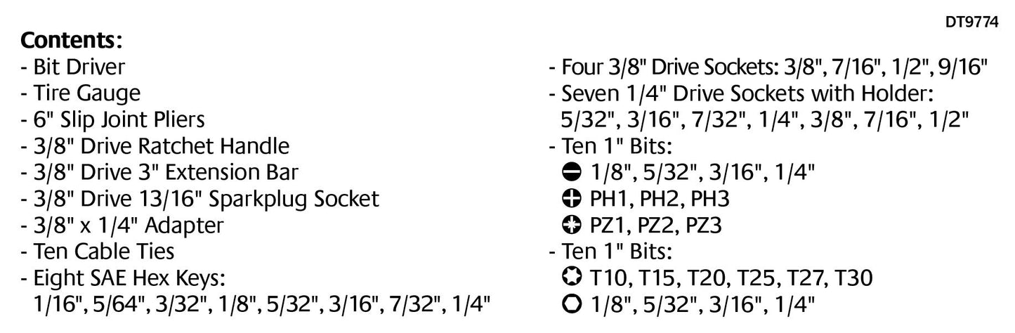 Herramienta Apollo Tools Negra para Hombre