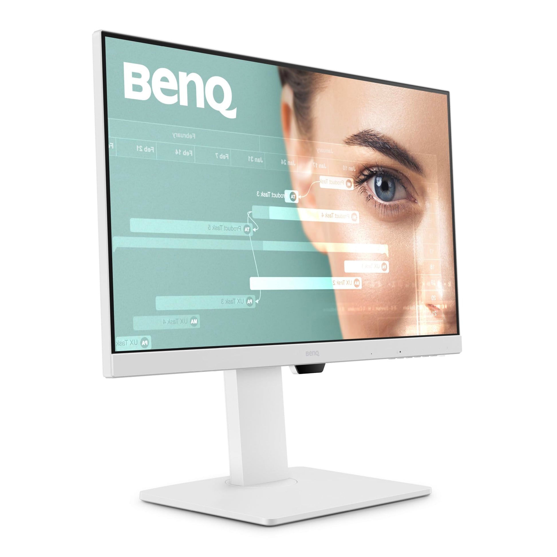 Monitor BenQ 23.8 Pulgadas USB-C FHD IPS 100Hz Ergonómico Ajustable con Cuidado de la Vista