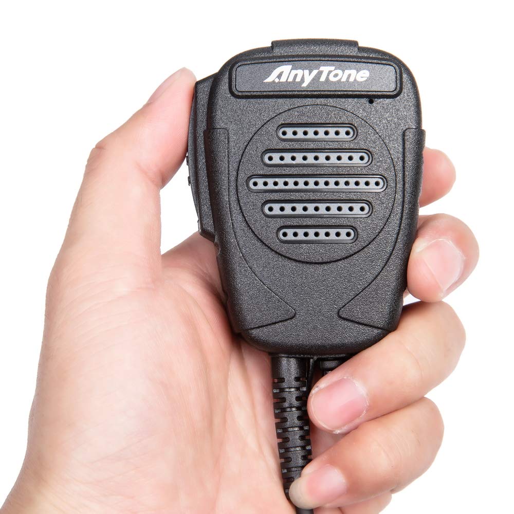 AnyTone - Altavoz MIC para radio de dos vías AT-D878UV Plus/D878UV/D868UV