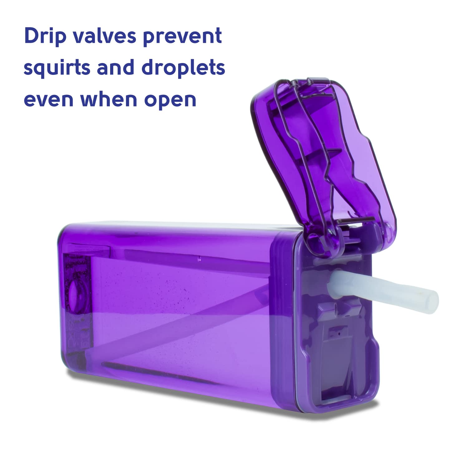 Precidio Design - Recipiente reutilizable ecológico para bebidas en la caja, 12 onzas (morado) 1012PR