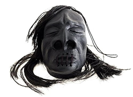 Loftus Mini Shrunken Head Halloween Decoración 7,6 cm Prop, color negro