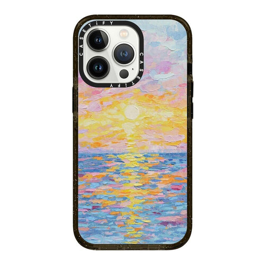 CASETiFY Impact - Funda para iPhone 13 Pro, color negro transparente