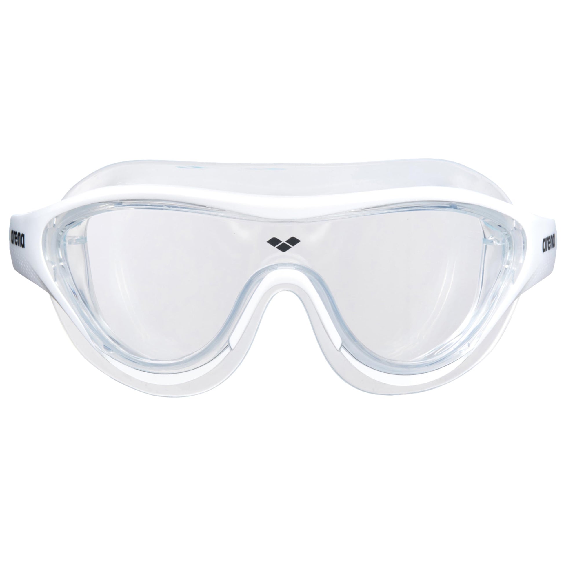 Arena The One Mask Jr - anteojos de natación Juveniles para niños y niñas, Transparente/Azul Claro