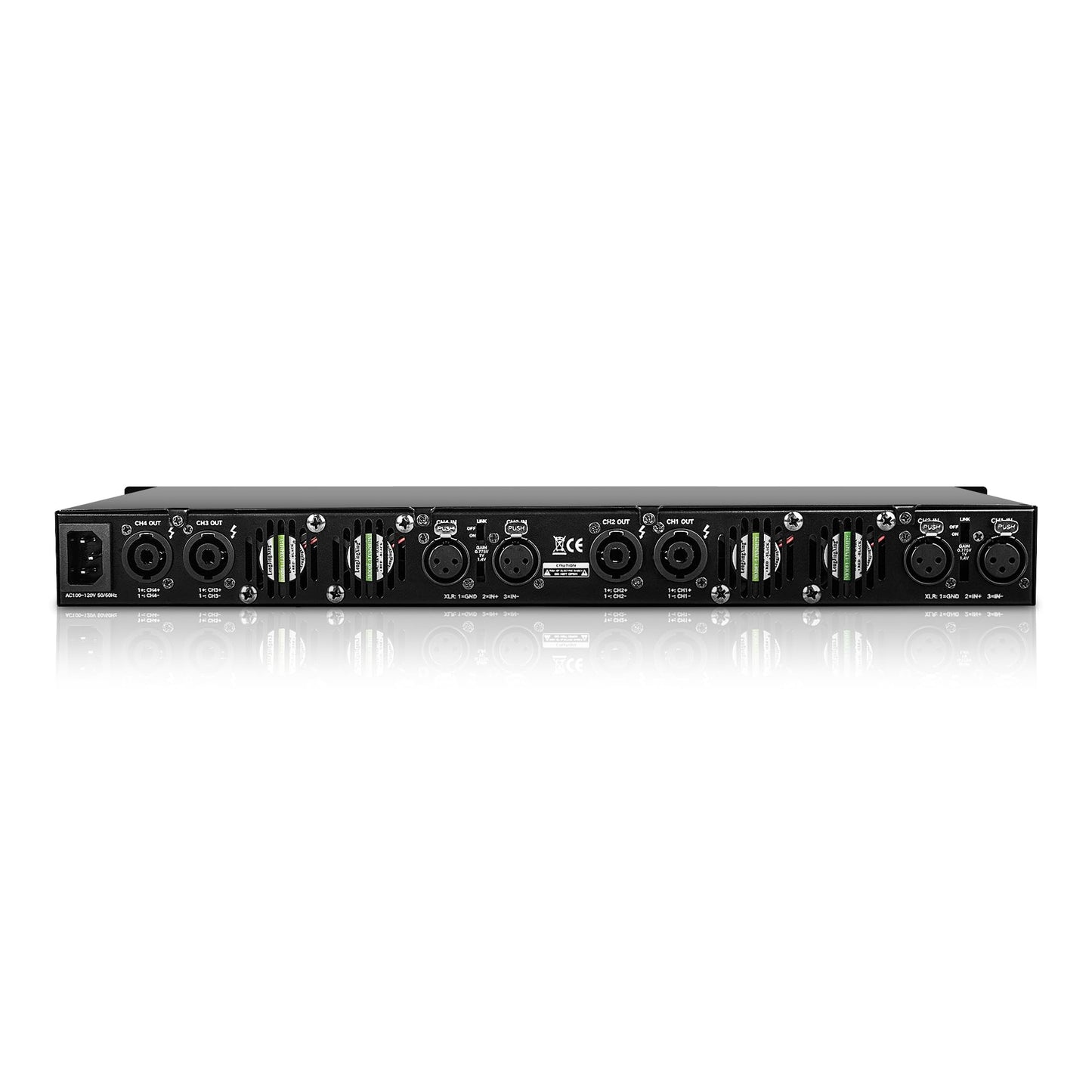 Amplificador de Potencia Sound Town 4 Canales Class-D 720W RMS 4 Ohmios