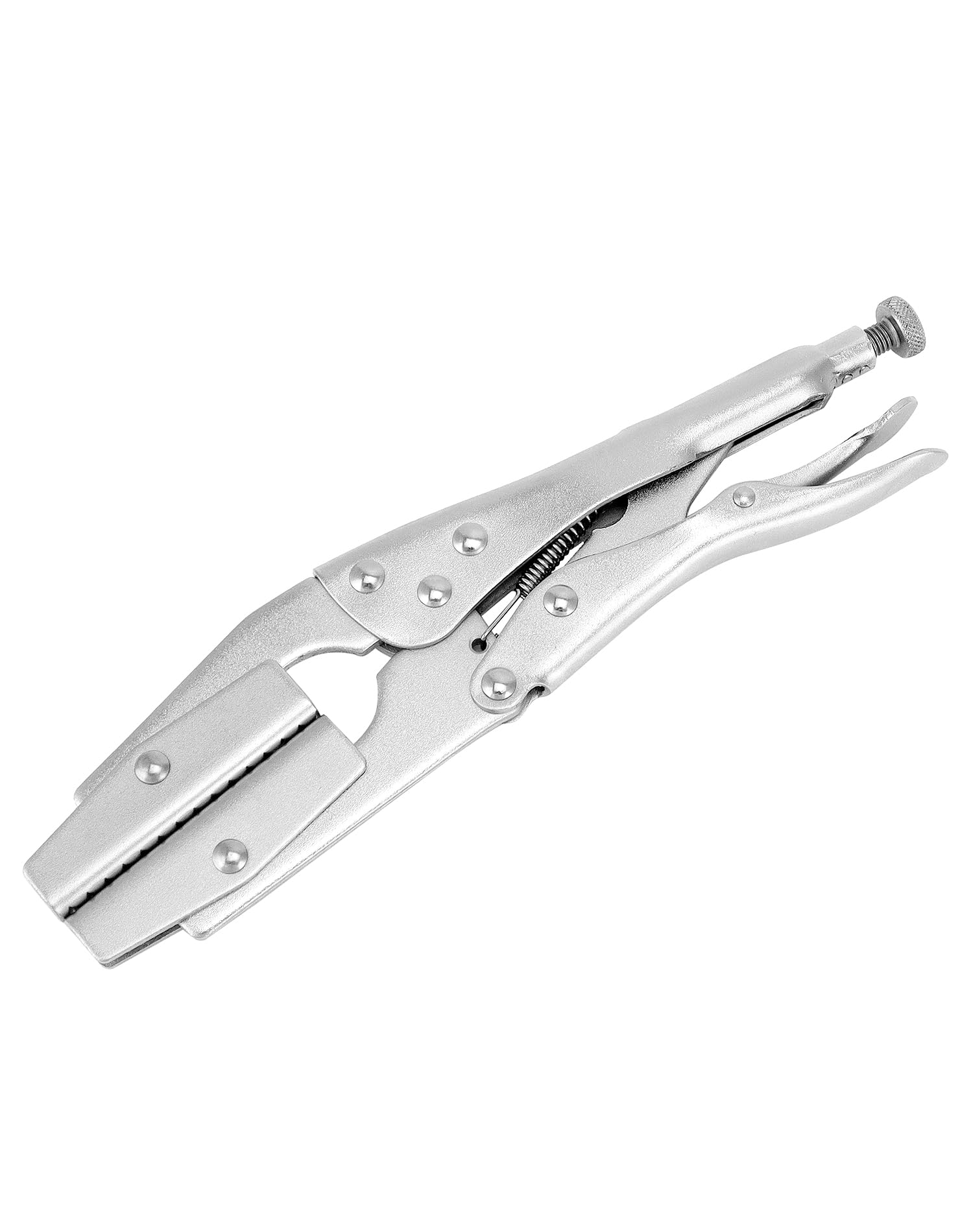 QWORK Radiator Hose Clamp Set, 2 Pieces 10" Self-locking Line Pinch Off Pliers, Pipe Sealing Lock Tool, Universal for Automobile Radiator Pipe, Fuel Hose, Water Lines, Vacuum Lines