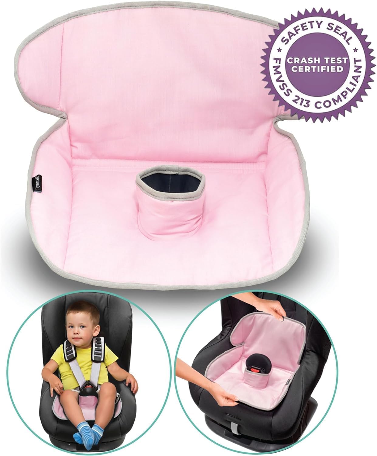 Lynmark - Funda protectora de asiento de coche para entrenamiento para ir al baño – almohadillas para orejas suaves impermeables para niños pequeños y asiento de coche – Alfombrilla de forro universal