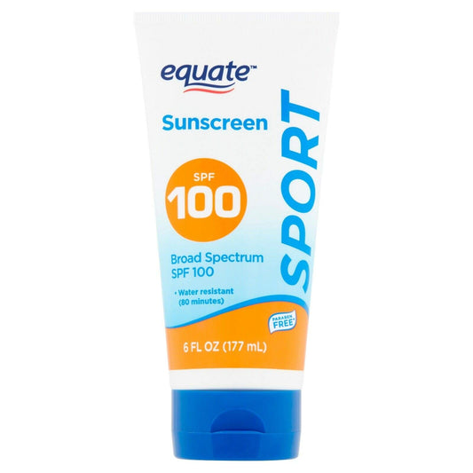 Protector Solar Loción Equate SPF 100 Sport 6 fl oz