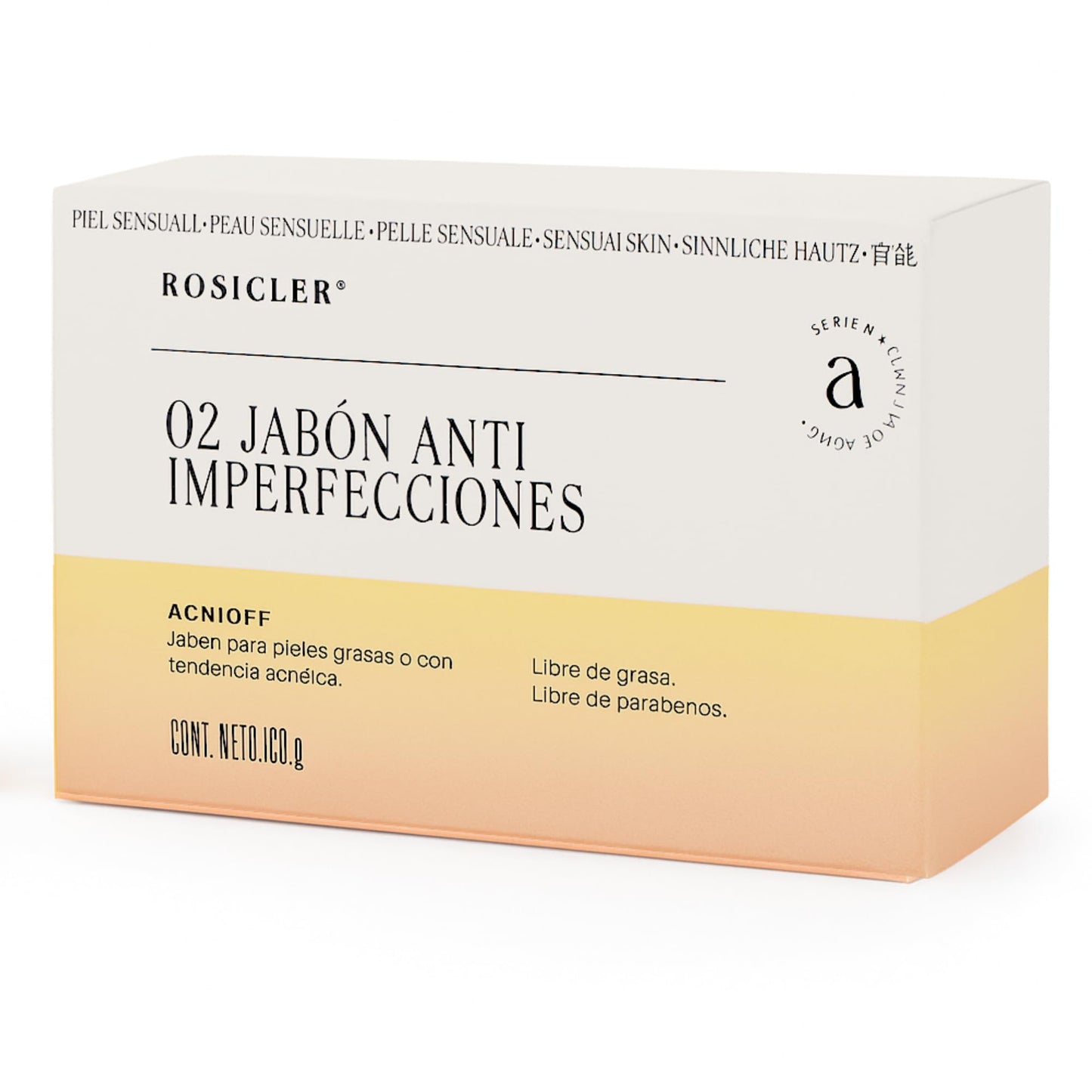 ROSICLER | 3 Pack Jabón En Barra 100 gr | Limpieza Profunda Contra Acné | Fórmula Matificante Para Piel Grasa Y Mixta | Elimina Impurezas | Uso Diario | Suaviza Sin Dejar Sensación De Resequedad