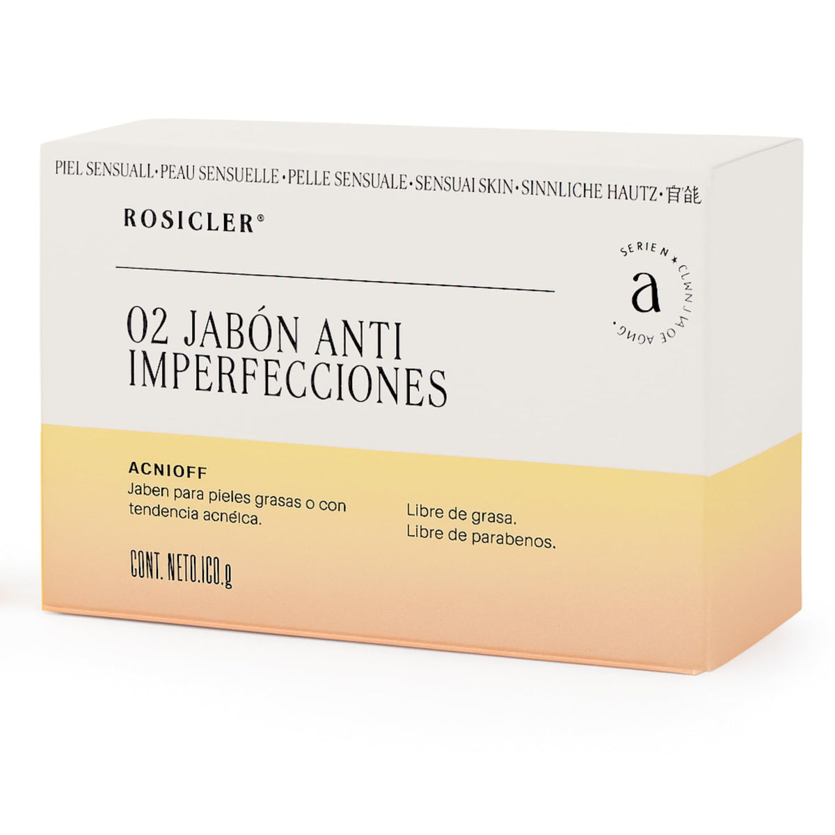 ROSICLER | 2 Pack Jabón En Barra 100 gr | Limpieza Profunda Contra Acné | Fórmula Matificante Para Piel Grasa Y Mixta | Elimina Impurezas | Uso Diario | Suaviza Sin Dejar Sensación De Resequedad
