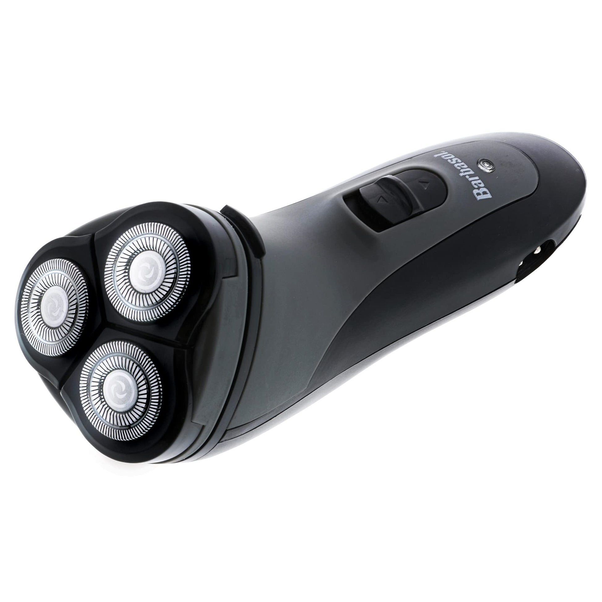 Barbasol Mens Rechargeable Shaver W/Stainless Steel Blades & Pop Trimmer