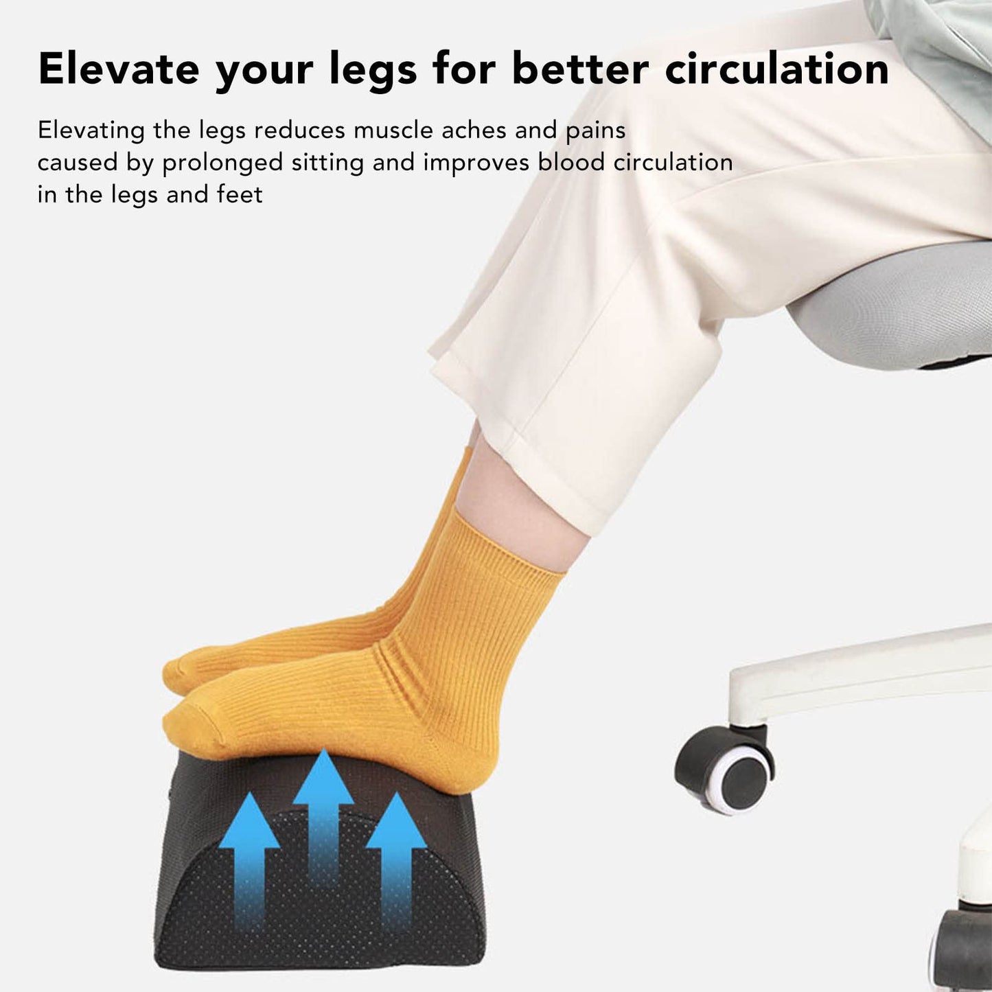 Almohada de Apoyo Semicircular para Piernas y Espalda para Dormir