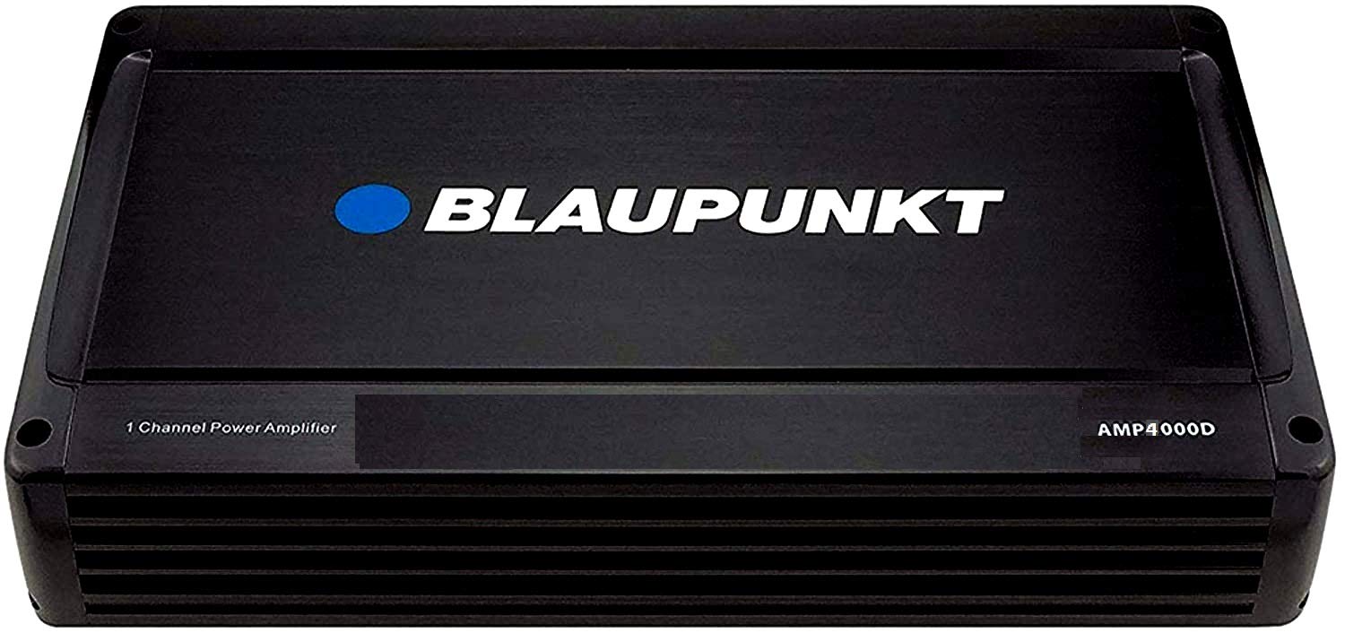 Blaupunkt AMP4000D AMP4000D - Amplificador monobloque de clase D con control remoto de graves