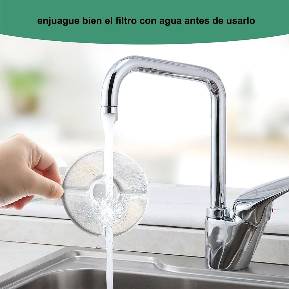 Filtros para Fuentes de Agua Parner 8 Piezas para Gatos y Perros