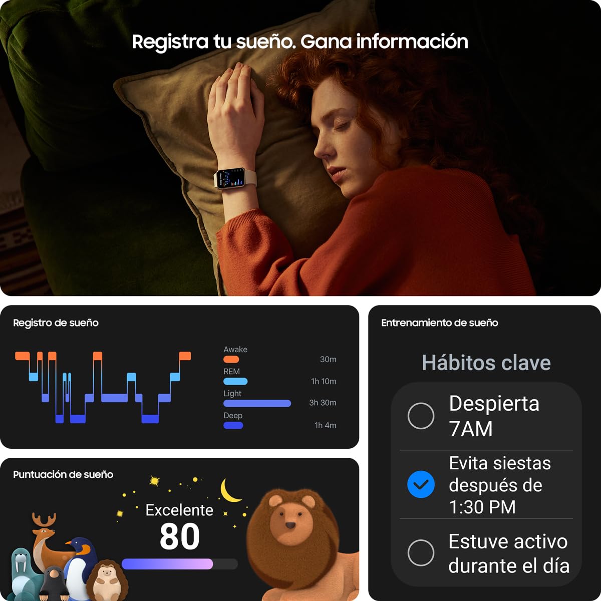 Pulsera Inteligente Samsung Galaxy Fit3 Grafito