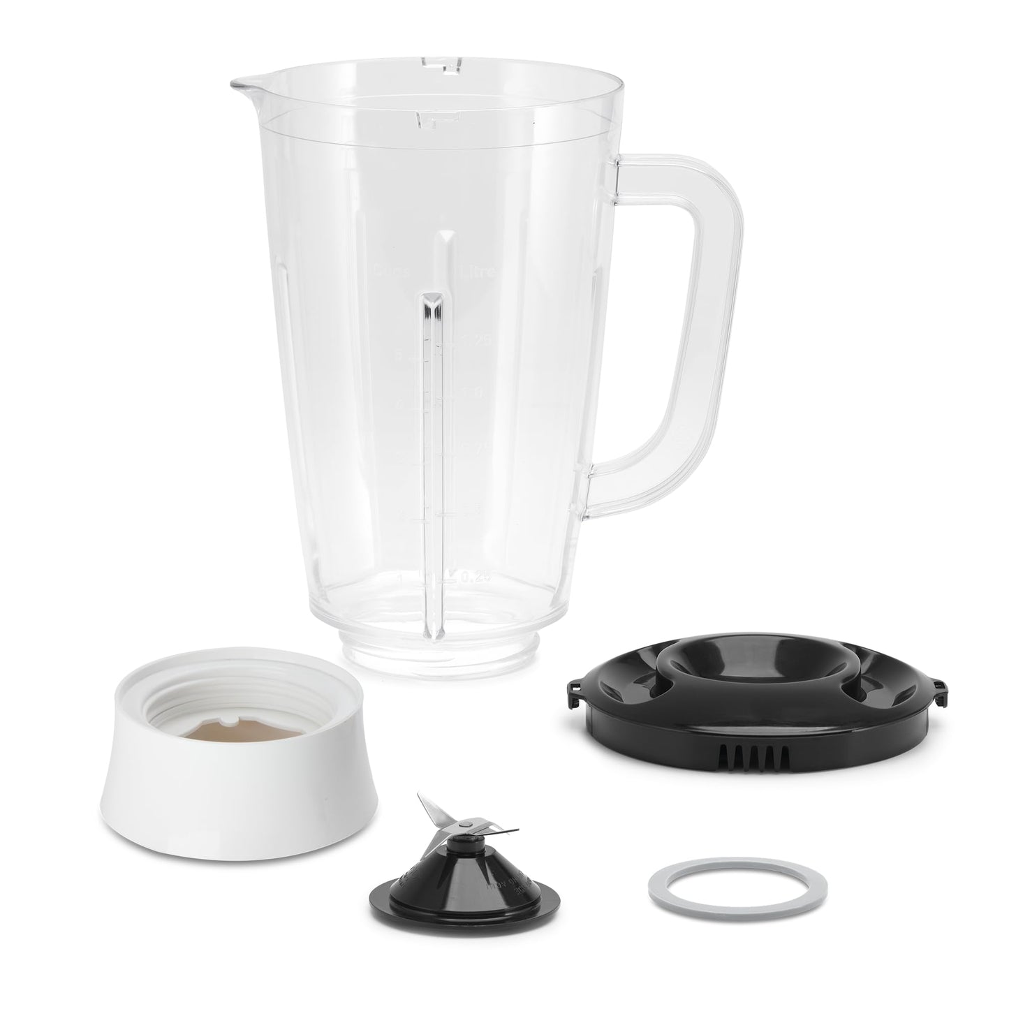 Licuadora T-fal Optimix 2 Velocidades, Blanca,Vaso Plastico 2L, 4 Cuchillas Zelkrom, LN2771MX