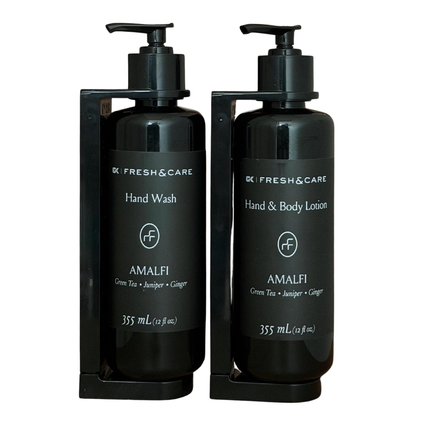 FRESH & CARE COLLECTION | Kit de Amenidades Hoteleras – Green Tea & Ginger – Set de Jabón y Crema para Hoteles, Airbnb y Spa. 355ml