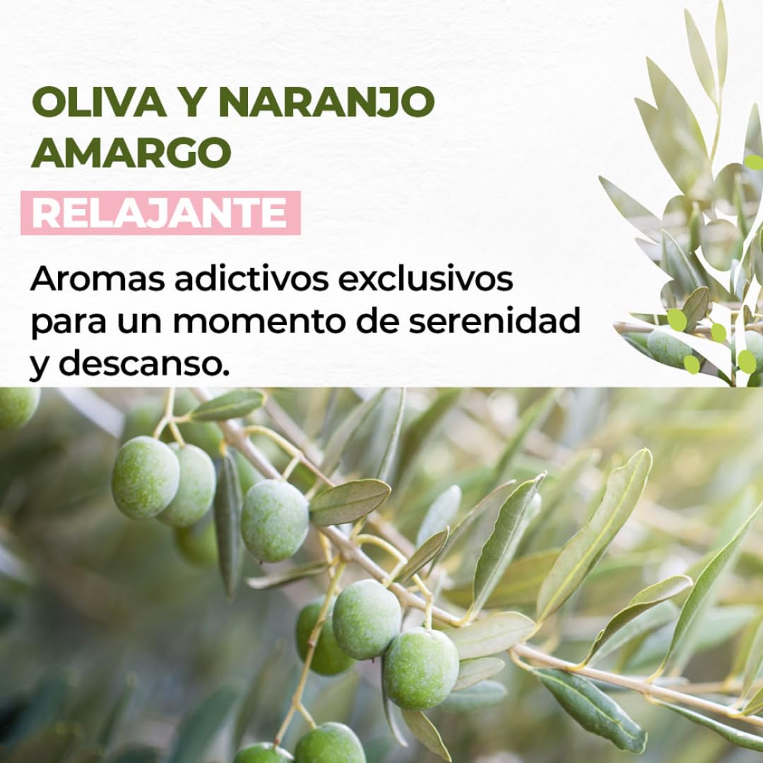 Yves Rocher MAXI TRI PACK Geles de ducha Aromas Relajantes y Estimulantes: VAINILLA FRANCESA + OLIVA Y NARANJO + MANGO Y CILANTRO de 400 ml C/U