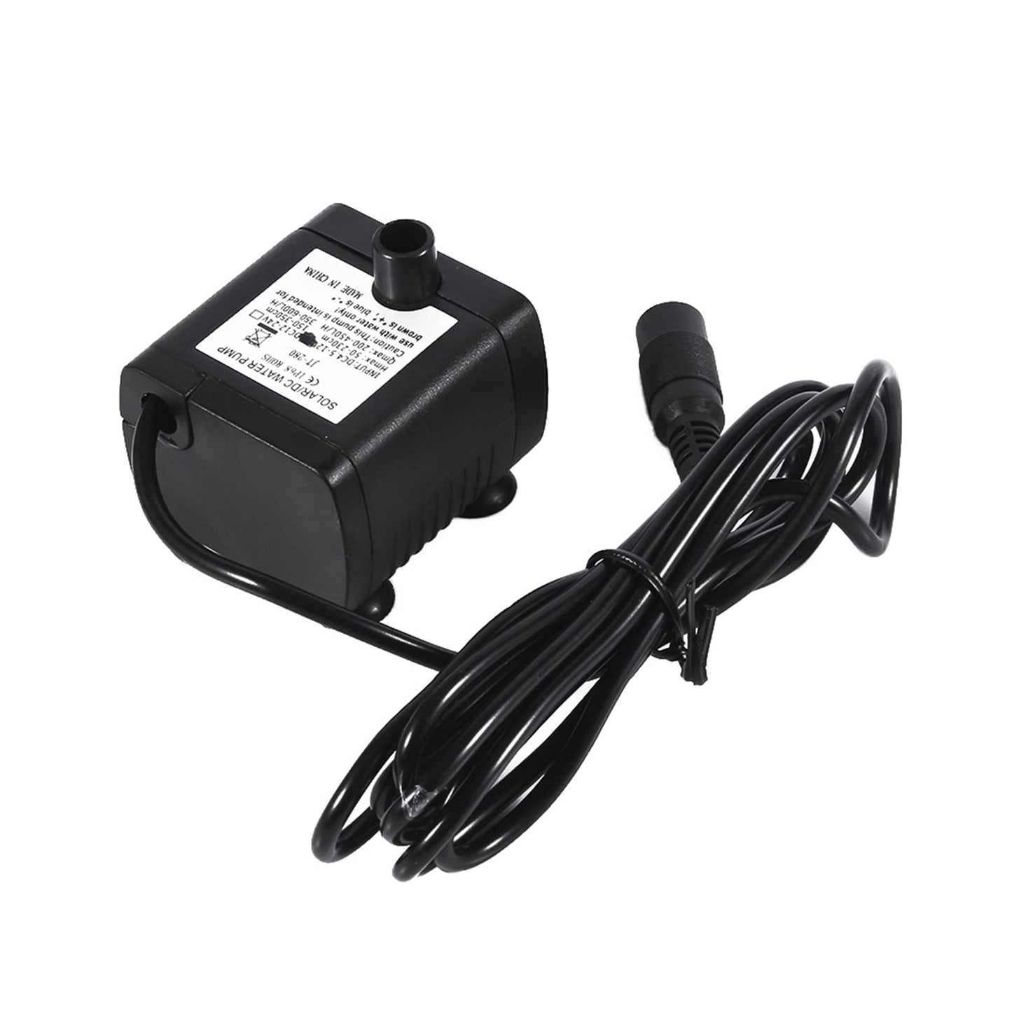 Bomba de Agua Sumergible, DC 12V Solar Bomba de Agua Amphibious Mini Sumergible Eléctrica Ultra Silencioso Bomba de Agua para Acuario Estanque Tanque de Peces