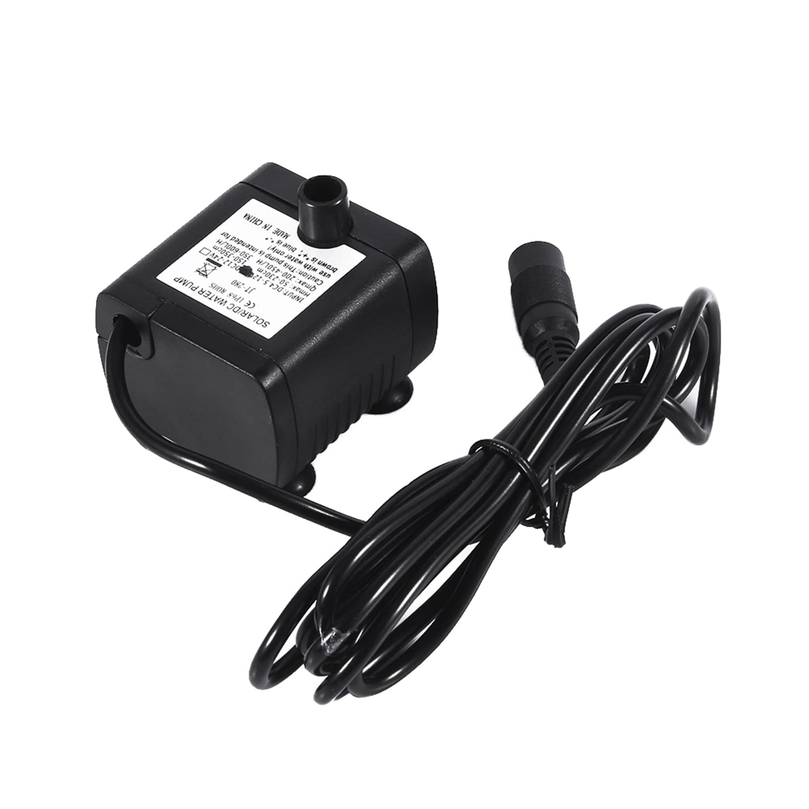 Bomba de Agua Sumergible, DC 12V Solar Bomba de Agua Amphibious Mini Sumergible Eléctrica Ultra Silencioso Bomba de Agua para Acuario Estanque Tanque de Peces
