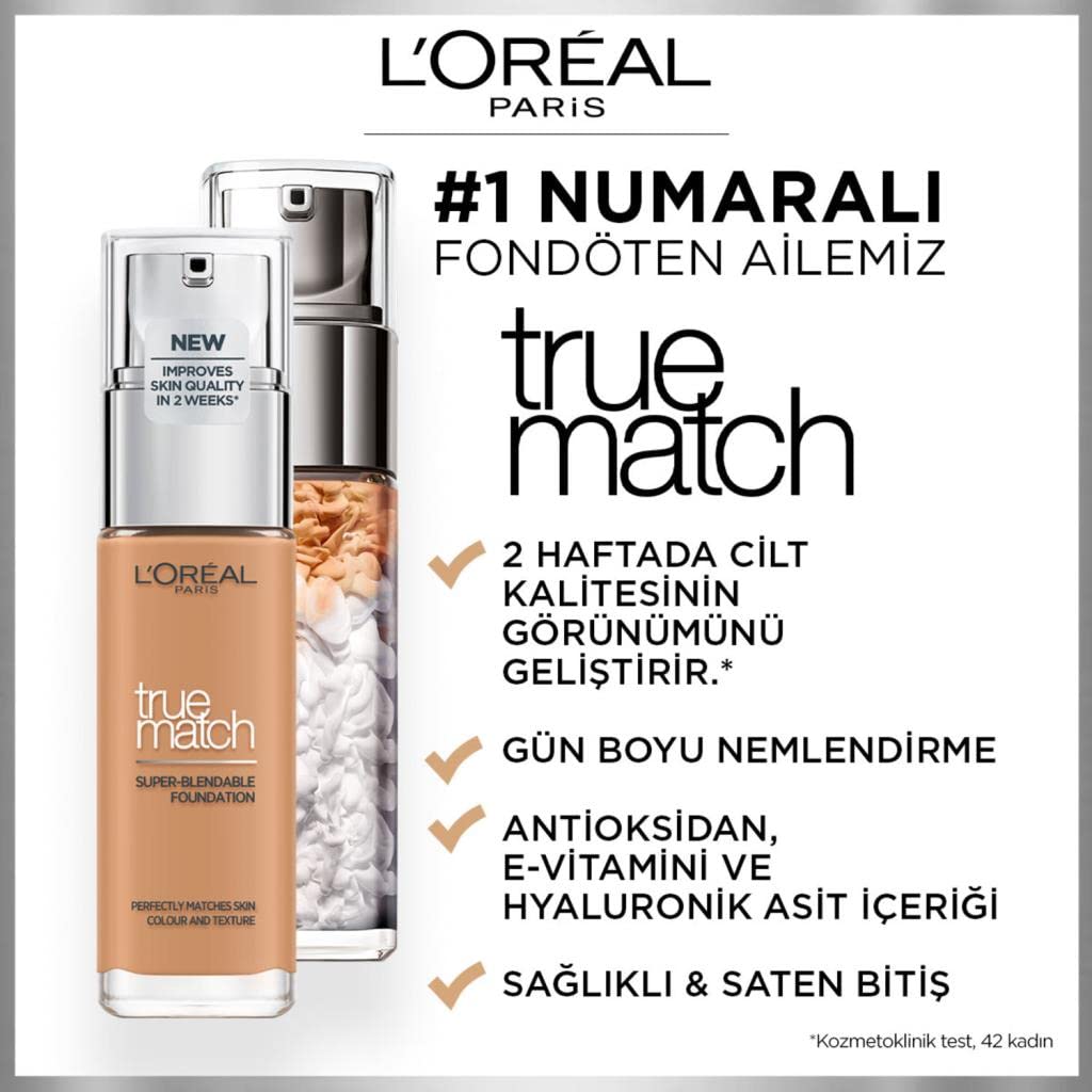 Base de Maquillaje L'Oreal Paris True Match 3.5 N Peach