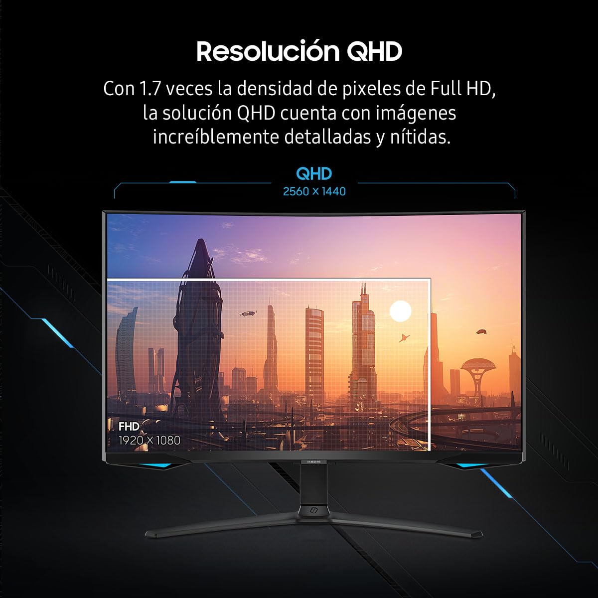 Monitor Samsung Odyssey G6 QHD 27 Pulgadas Gaming 240hz
