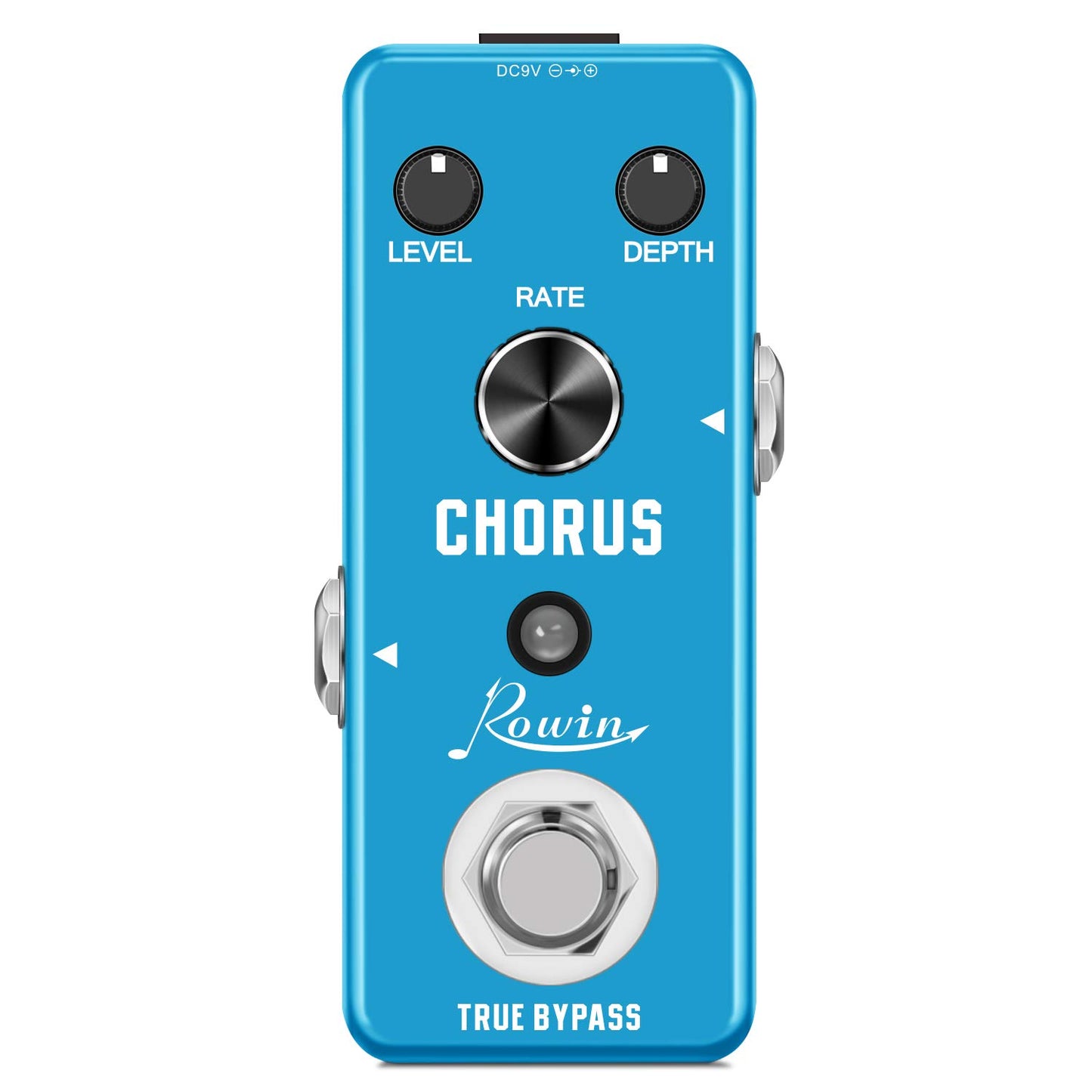 Pedal de Efectos Rowin Chorus analógico para Guitarra Eléctrica y Bajo