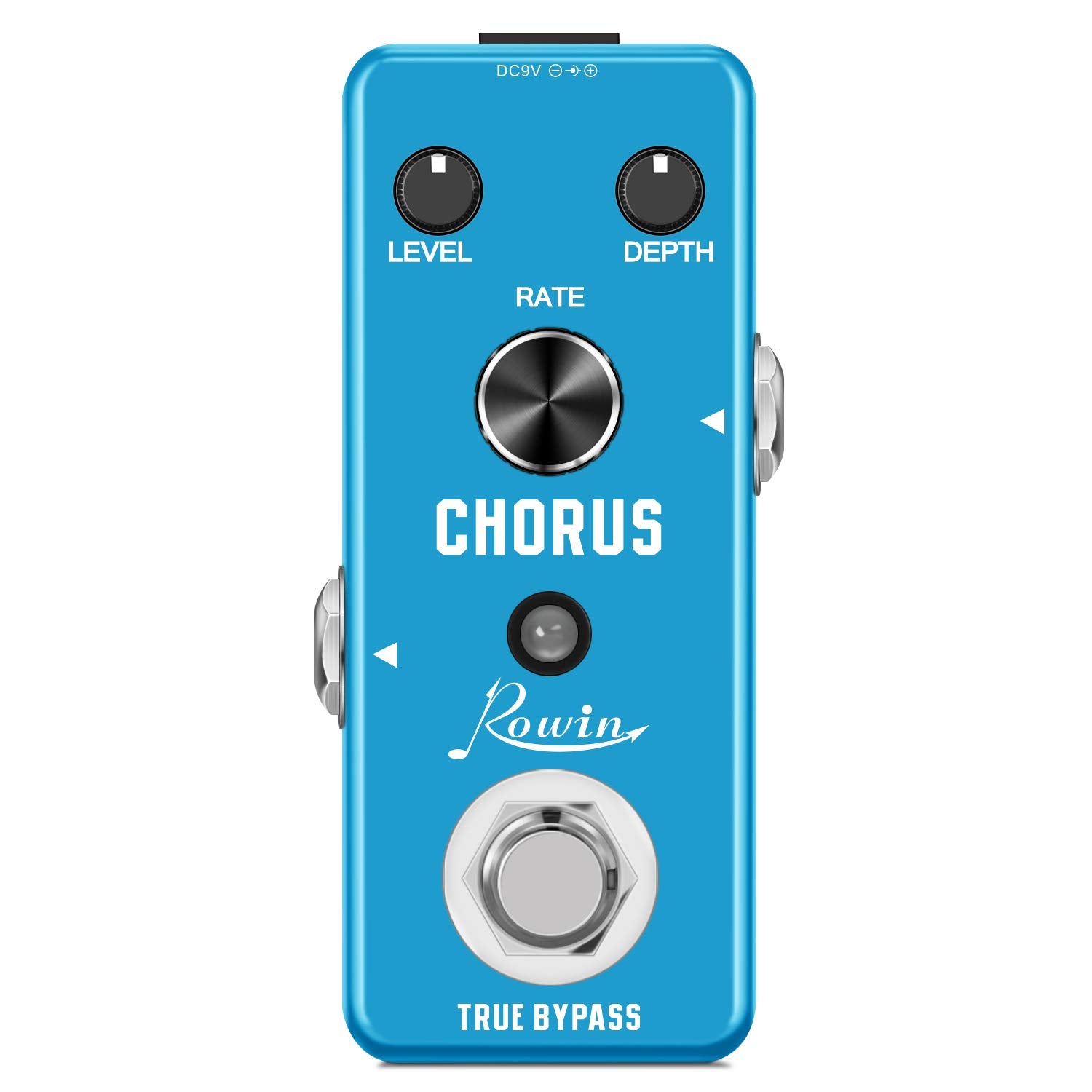 Pedal de Efectos Rowin Chorus analógico para Guitarra Eléctrica y Bajo