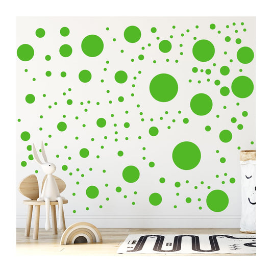 Calcomanías StickerDeen Lunares Circulares surtidos Extraíbles de Vinilo para Habitación de Niños