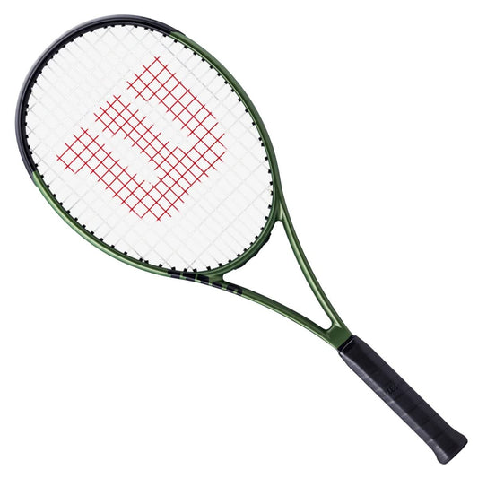 Raqueta de Tenis Wilson Blade Team V8 verde negro Intermedia Calidad Económica