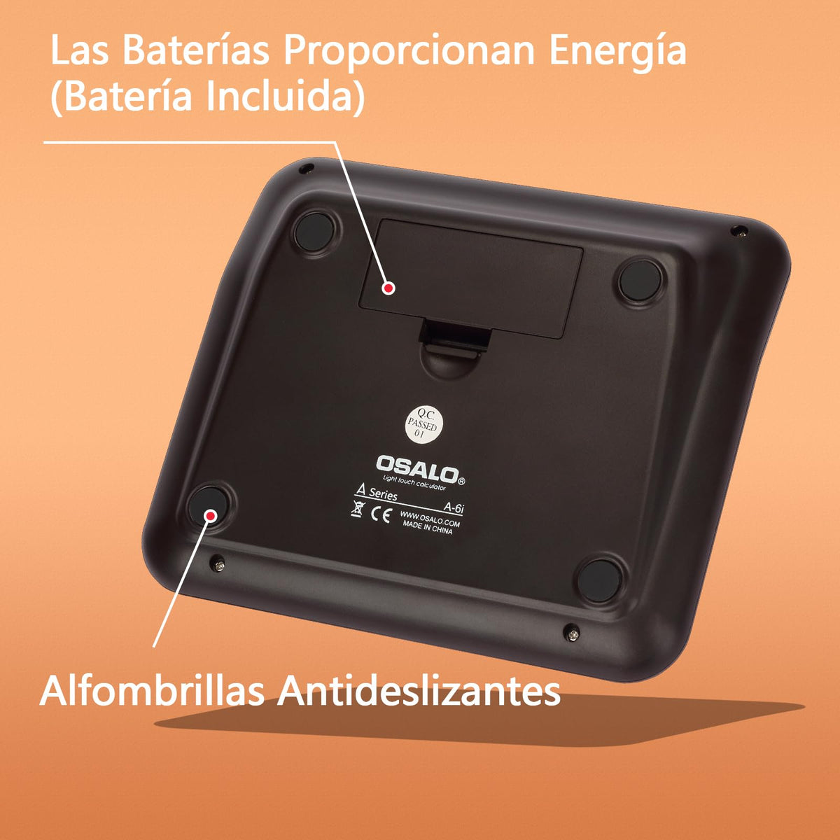 Calculadora de Escritorio pendancy Rosa Pantalla LCD Extra Grande para Oficina, Escuela, Uso Doméstico